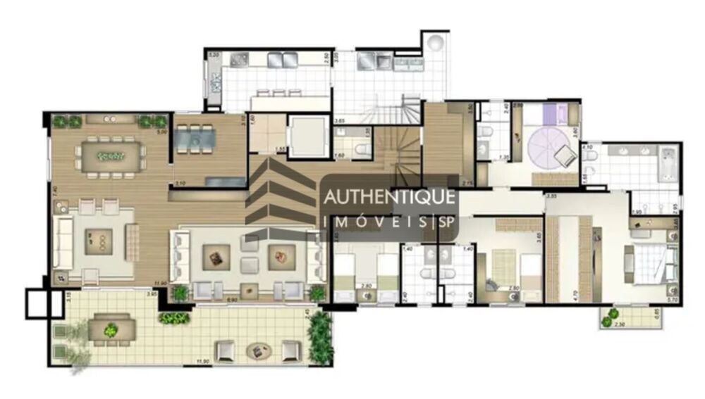 Apartamento, 4 quartos, 290 m² - Foto 9