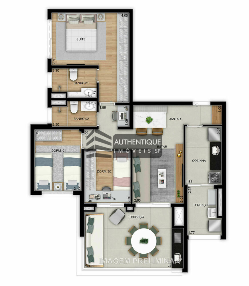 Apartamento, 2 quartos, 50 m² - Foto 34