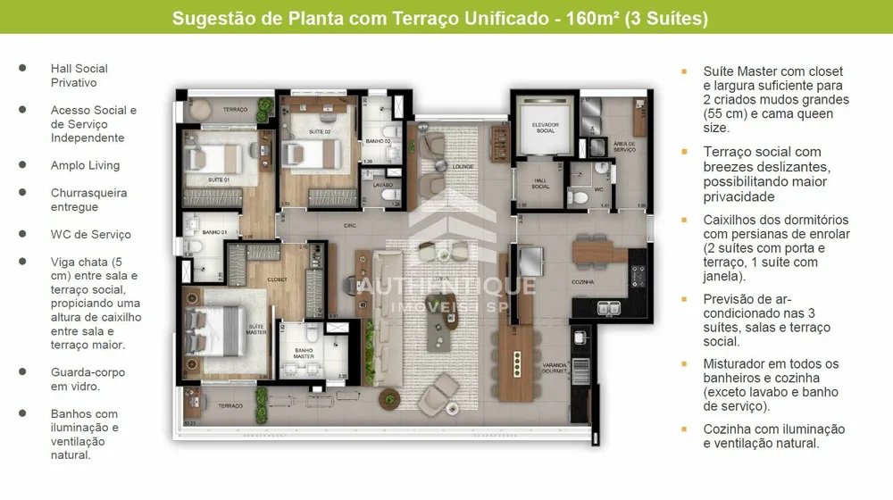Apartamento, 3 quartos, 160 m² - Foto 28