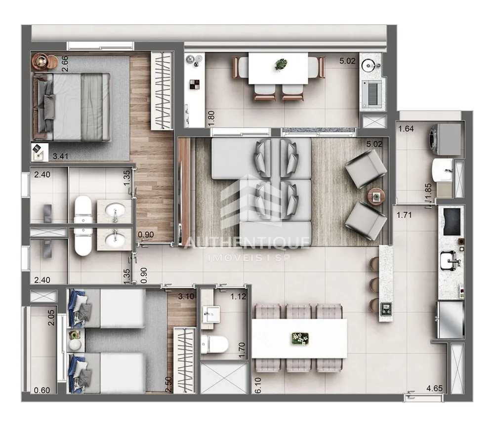 Apartamento, 3 quartos, 132 m² - Foto 11