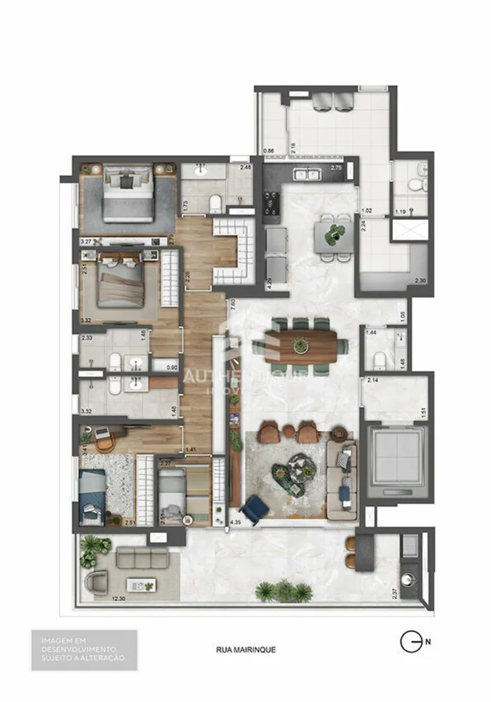 Apartamento, 4 quartos, 236 m² - Foto 3