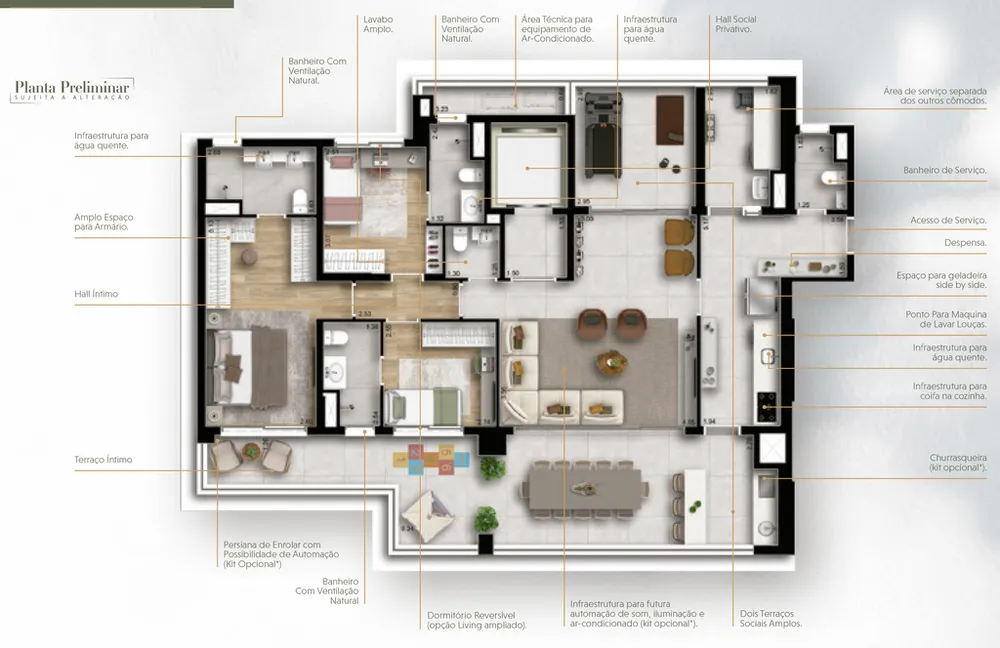 Apartamento, 2 quartos, 114 m² - Foto 9