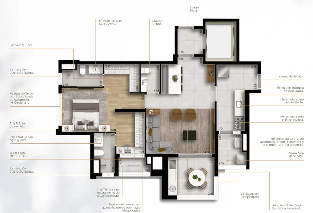 Apartamento, 2 quartos, 114 m² - Foto 4