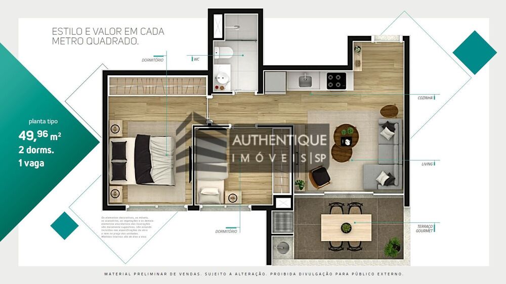 Apartamento, 2 quartos, 68 m² - Foto 5