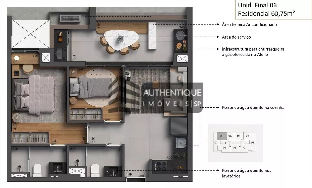 Cobertura à venda com 2 quartos, 158m² - Foto 22