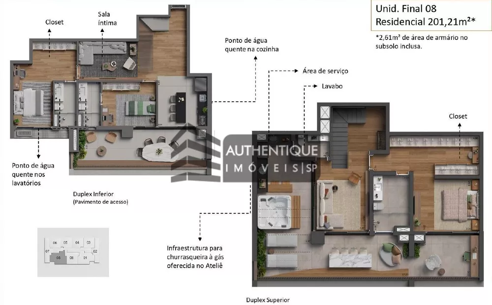 Cobertura à venda com 2 quartos, 158m² - Foto 26