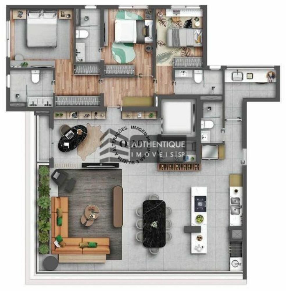 Apartamento, 4 quartos, 166 m² - Foto 12