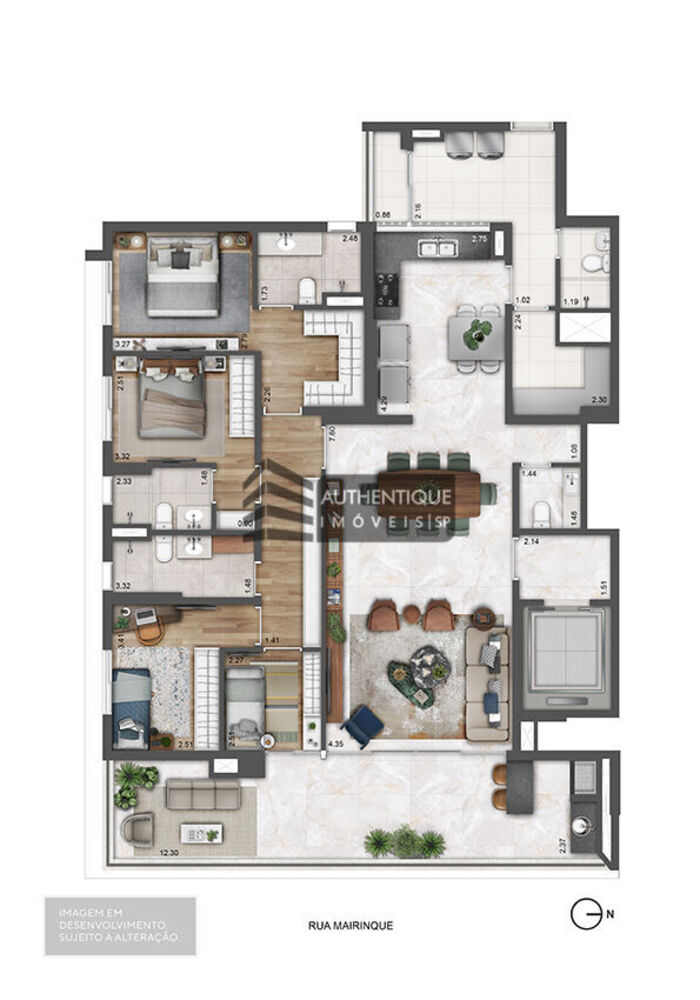 Apartamento, 4 quartos, 179 m² - Foto 12