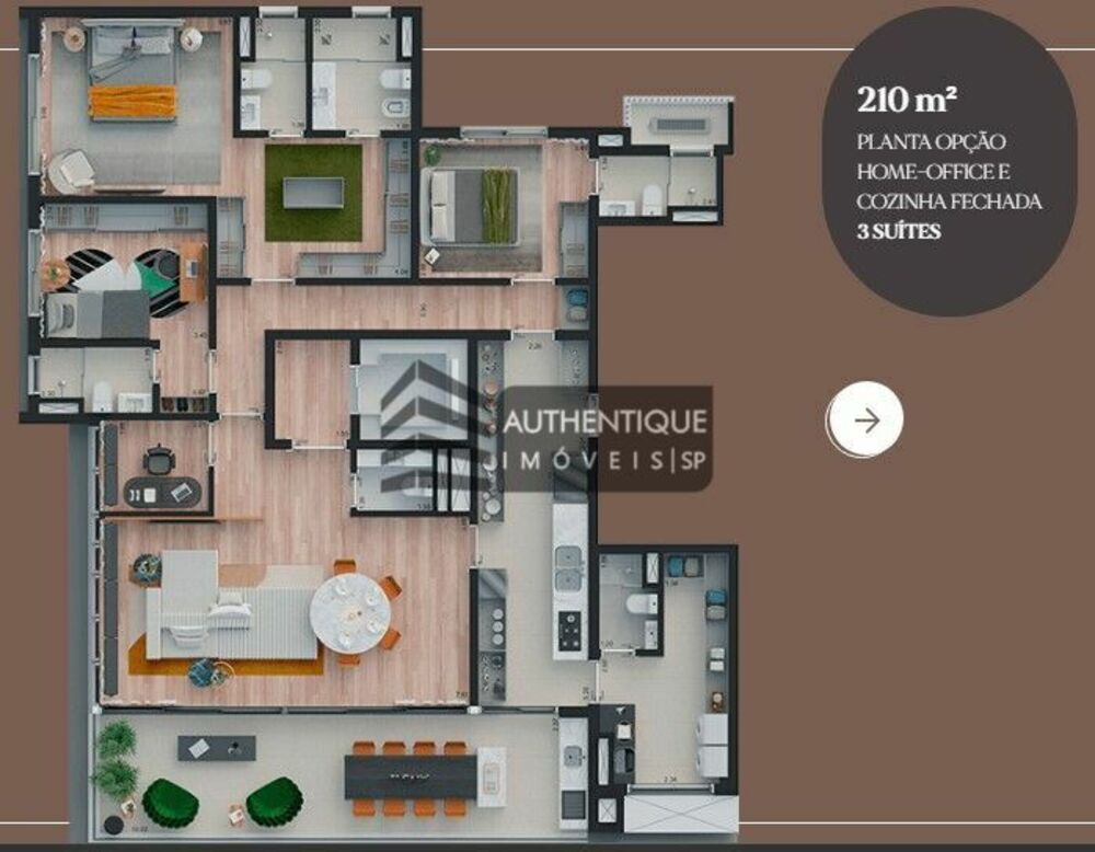 Apartamento, 2 quartos, 256 m² - Foto 4