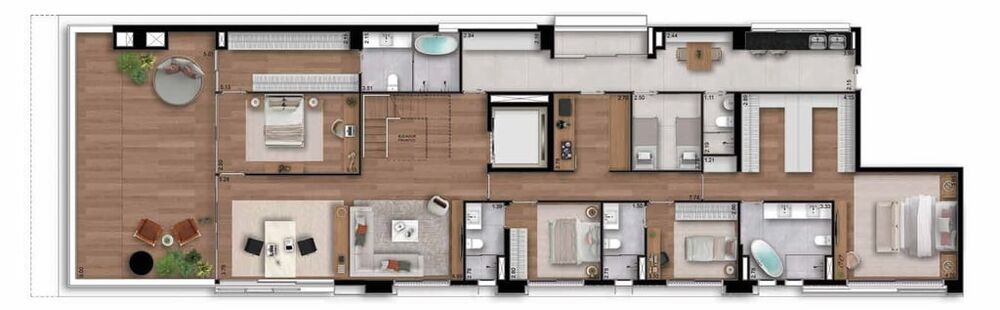 Apartamento, 3 quartos, 185 m² - Foto 9