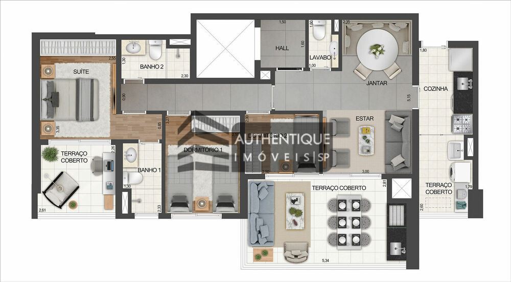 Apartamento, 1 quarto, 69 m² - Foto 20