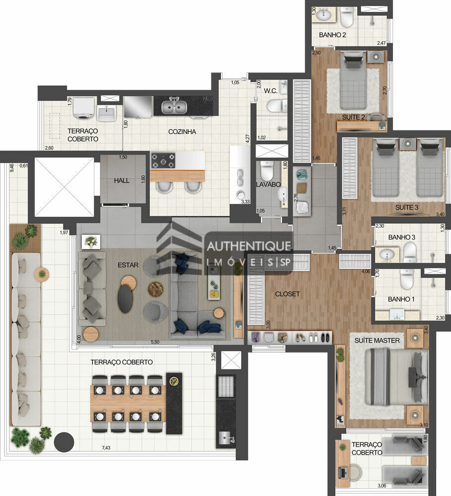 Apartamento, 1 quarto, 69 m² - Foto 29