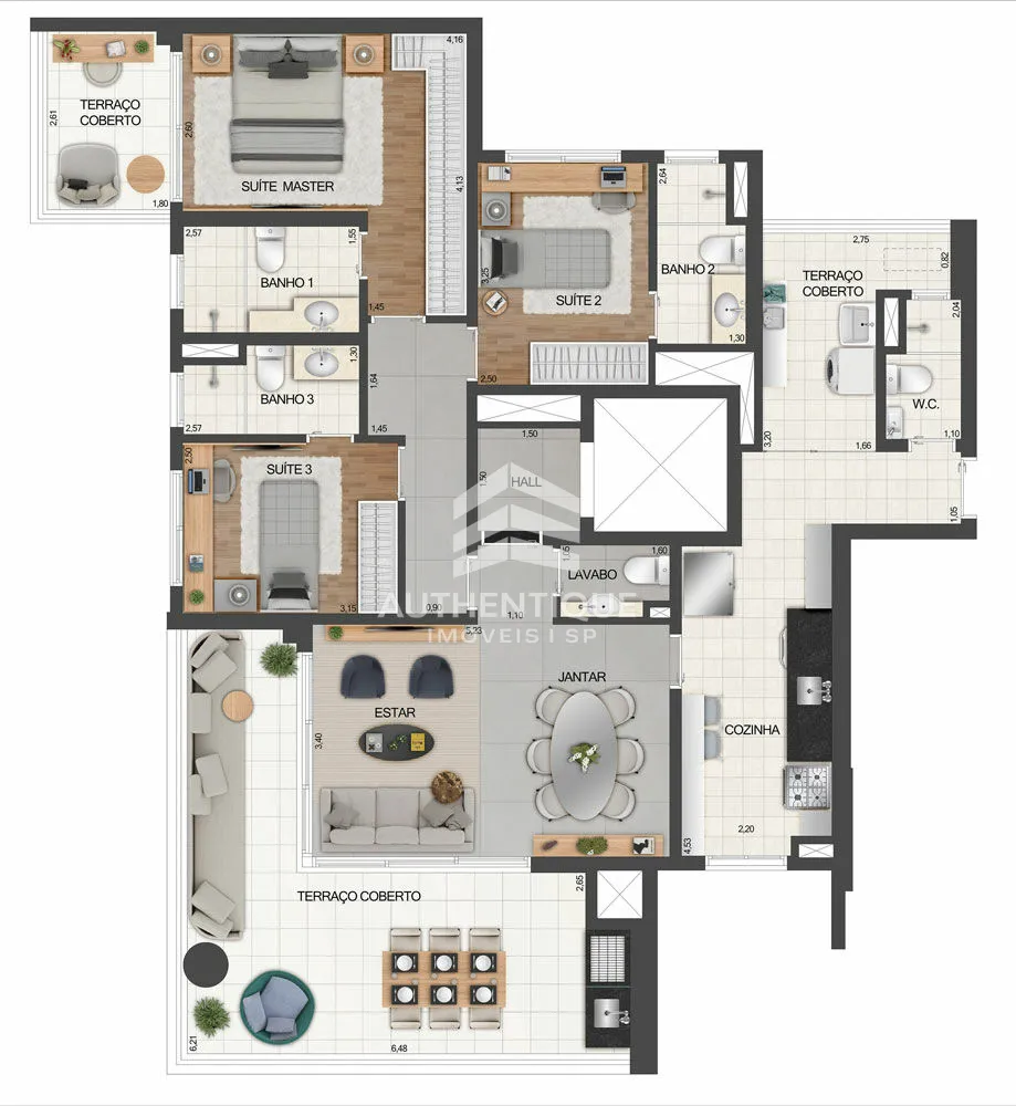 Apartamento, 1 quarto, 69 m² - Foto 36