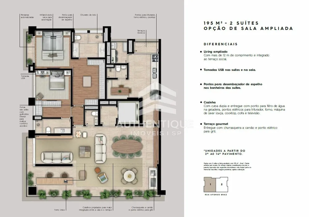 Apartamento, 3 quartos, 195 m² - Foto 6