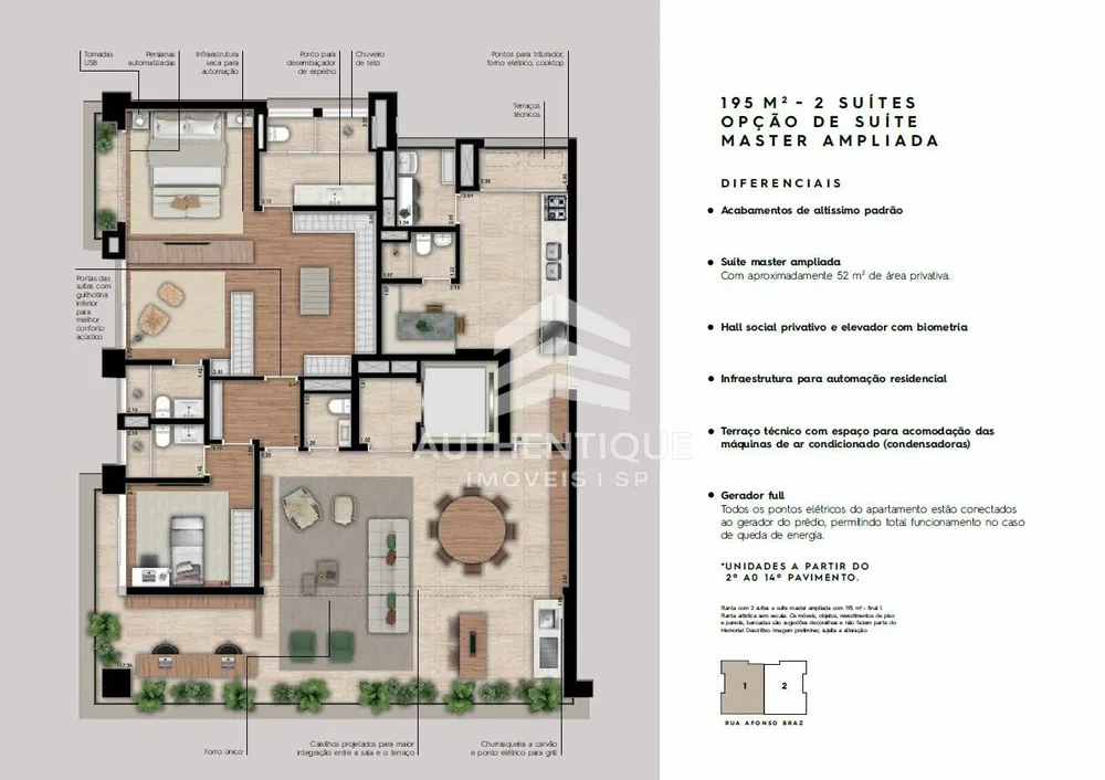 Apartamento, 3 quartos, 195 m² - Foto 11