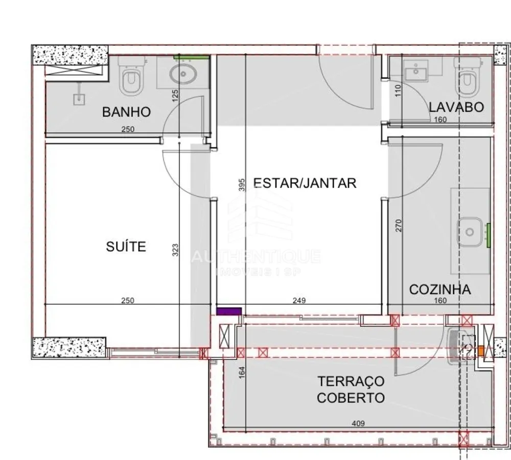 Apartamento, 1 quarto, 38 m² - Foto 9