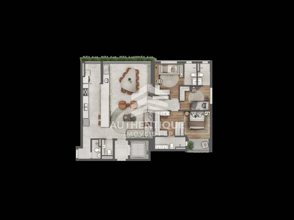 Apartamento, 3 quartos, 150 m² - Foto 2