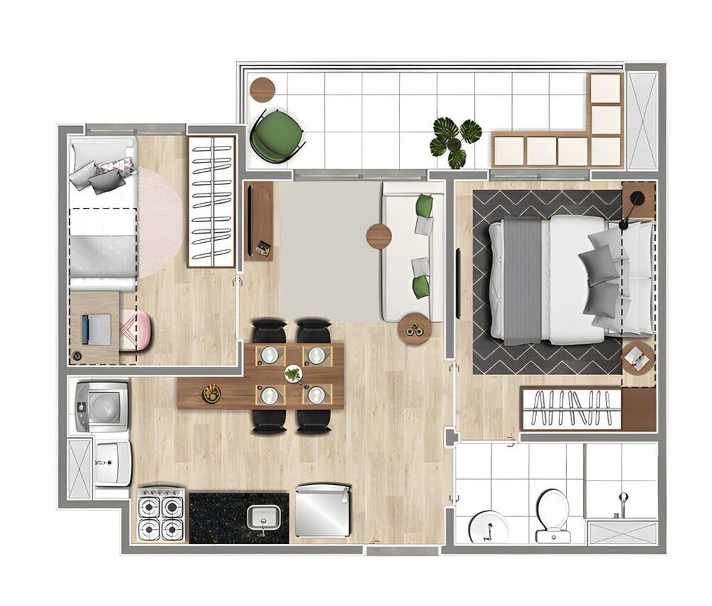 Apartamento, 2 quartos, 40 m² - Foto 5