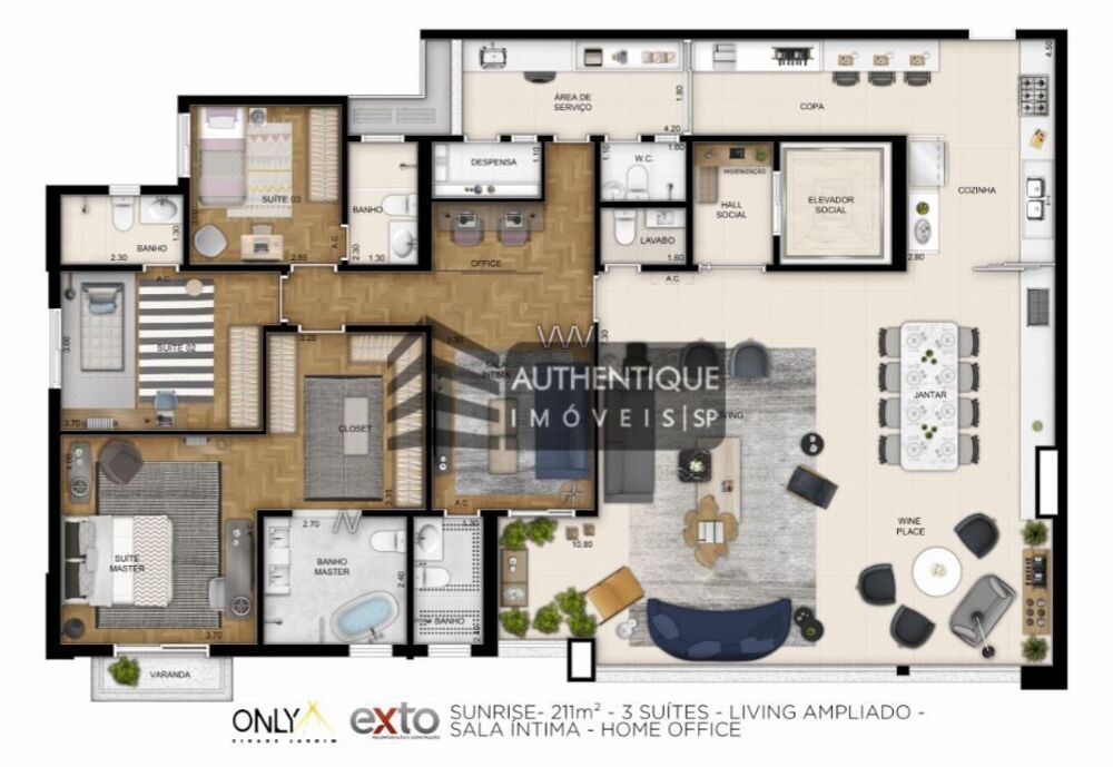Apartamento, 4 quartos, 211 m² - Foto 33