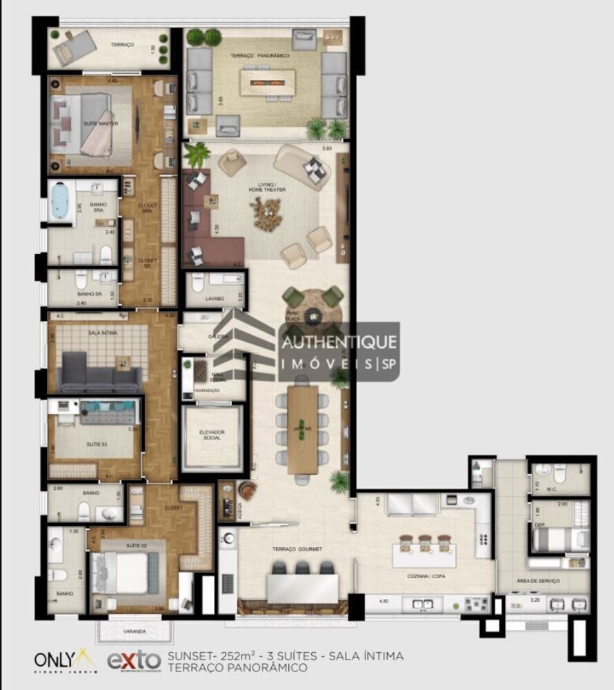 Apartamento, 4 quartos, 211 m² - Foto 37