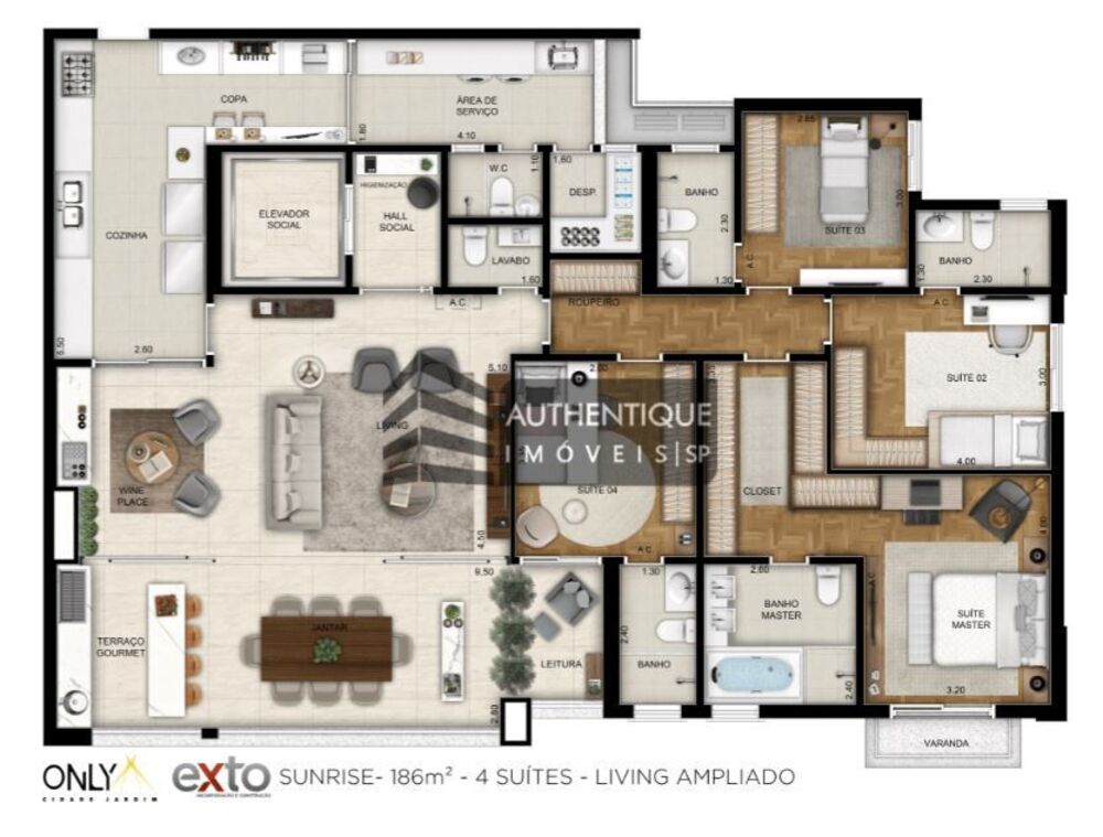 Apartamento, 4 quartos, 211 m² - Foto 32