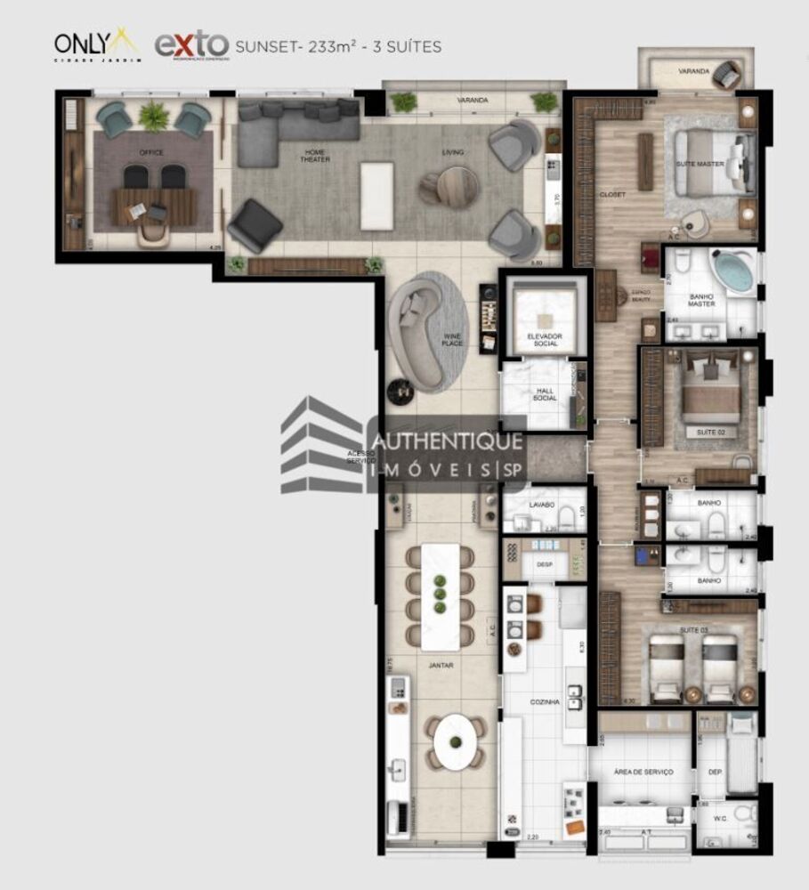 Apartamento, 4 quartos, 211 m² - Foto 35