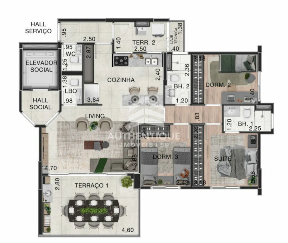 Apartamento, 3 quartos, 95 m² - Foto 14