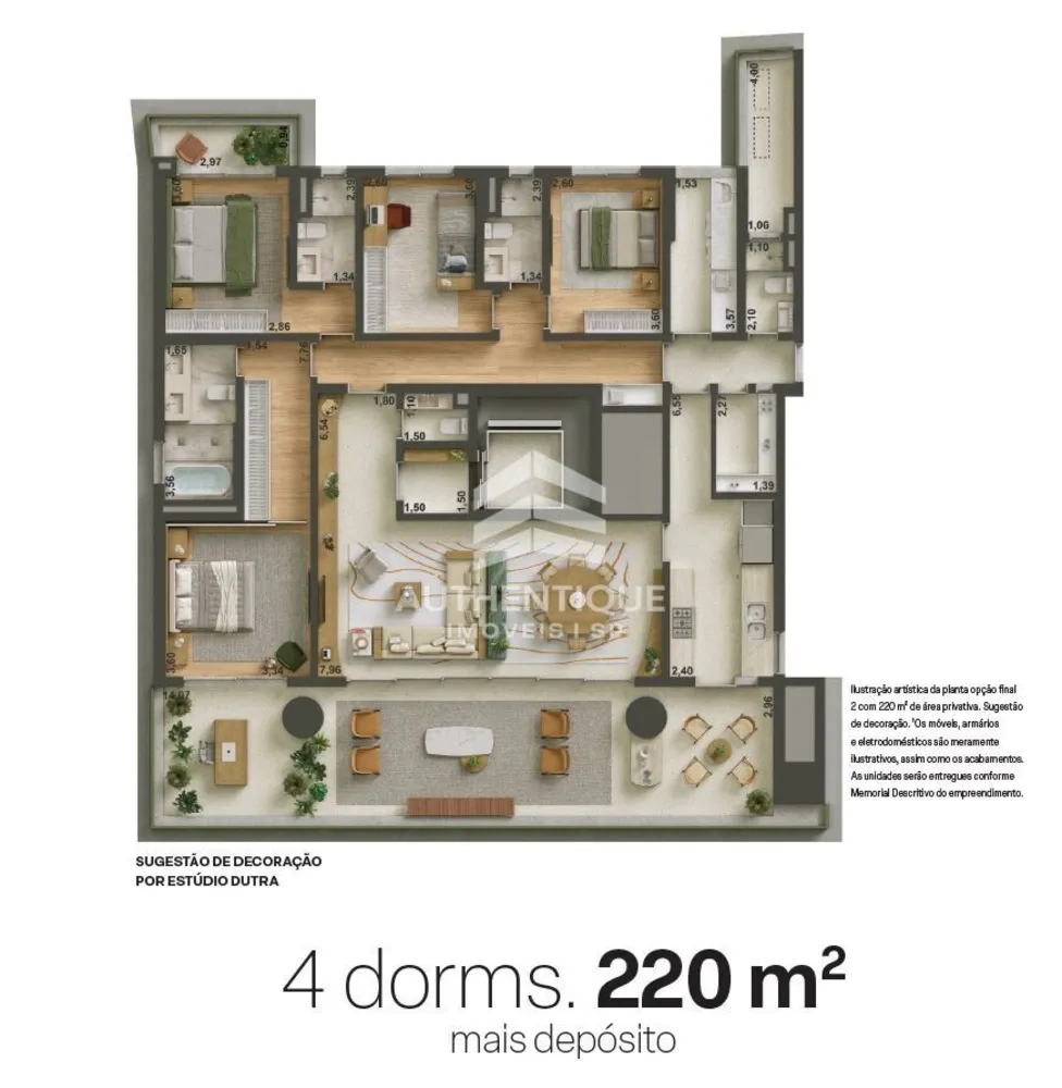 Apartamento, 4 quartos, 219 m² - Foto 14