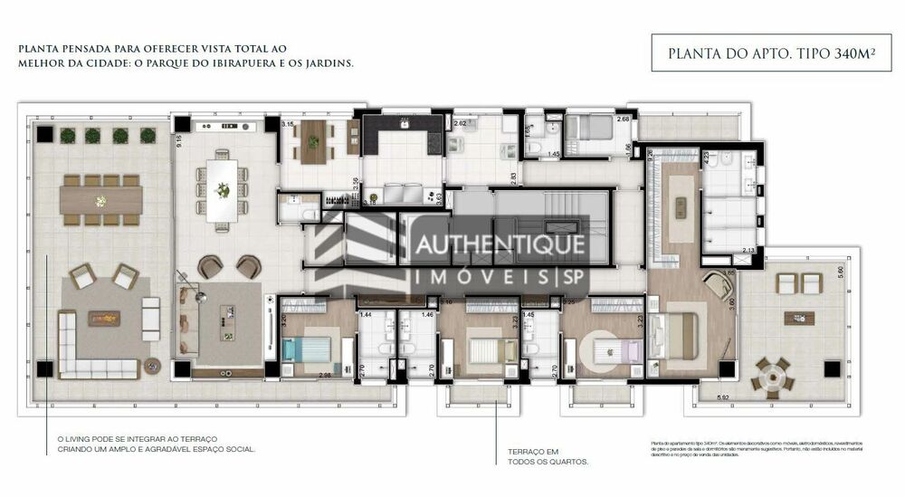 Apartamento, 4 quartos, 340 m² - Foto 5