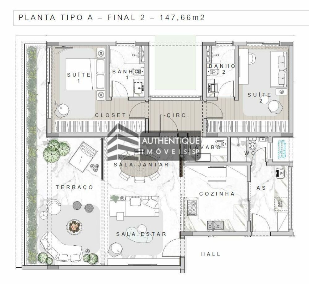Apartamento, 2 quartos, 138 m² - Foto 12