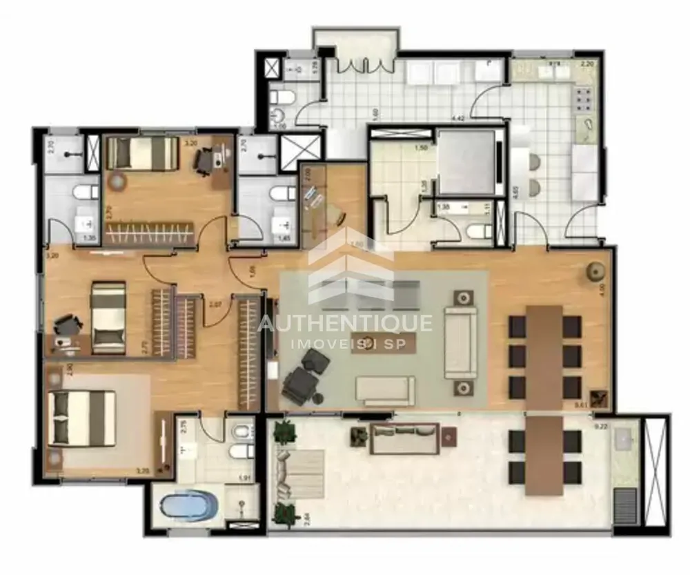 Cobertura, 3 quartos, 245 m² - Foto 28