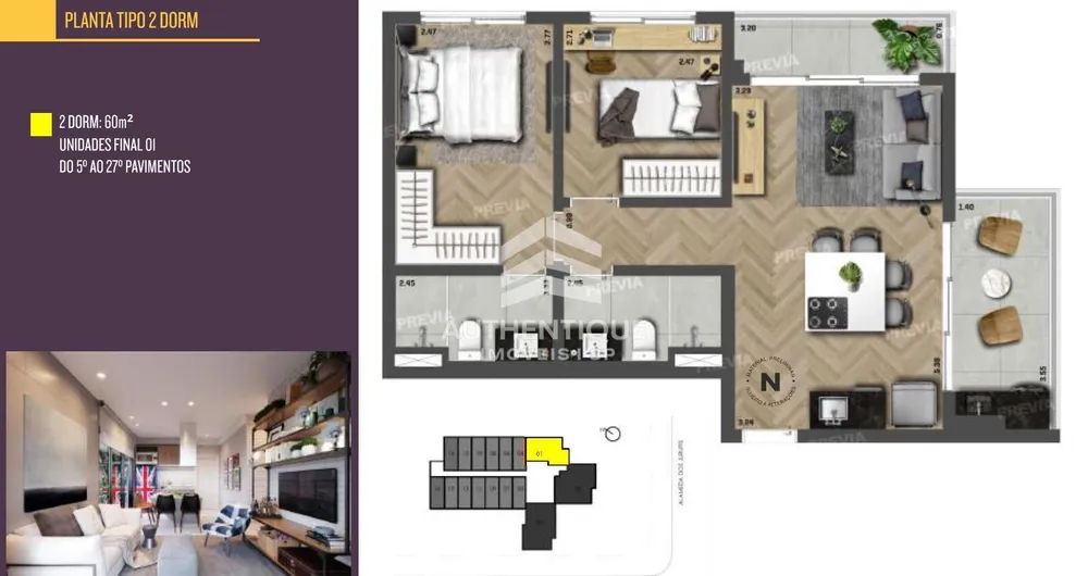 Apartamento, 3 quartos, 85 m² - Foto 23