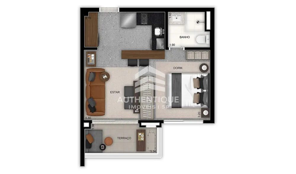 Apartamento, 2 quartos, 64 m² - Foto 7
