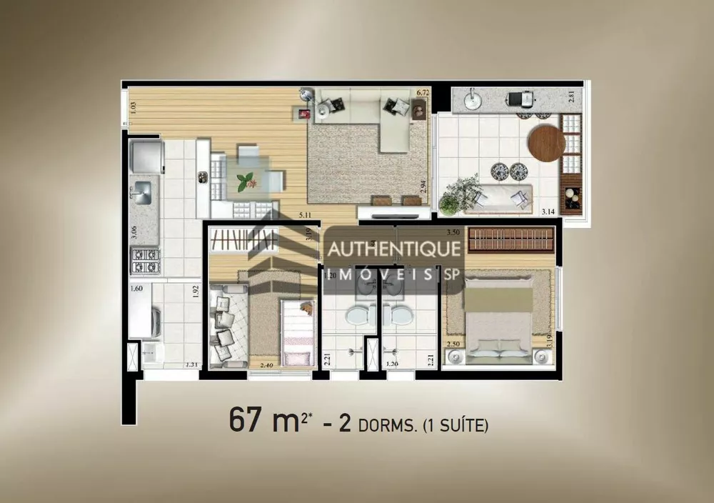 Apartamento, 2 quartos, 67 m² - Foto 34