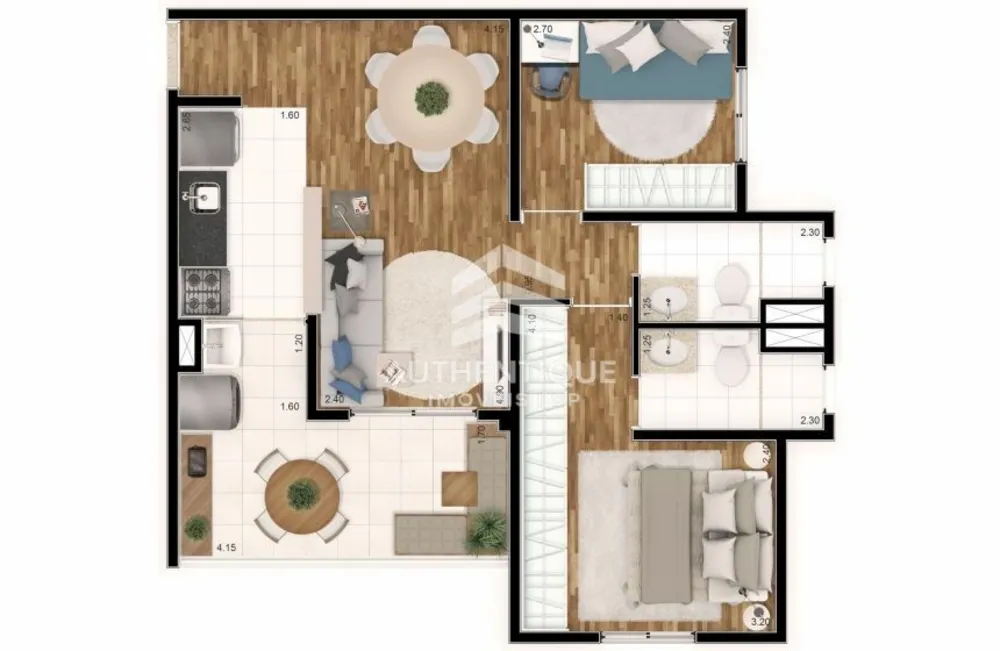 Apartamento, 2 quartos, 58 m² - Foto 9