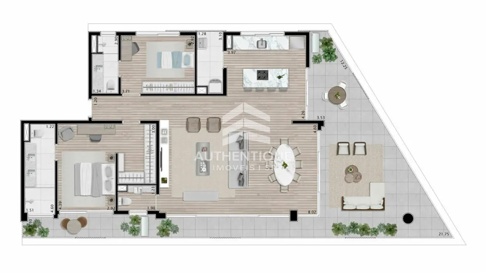 Apartamento, 2 quartos, 172 m² - Foto 15