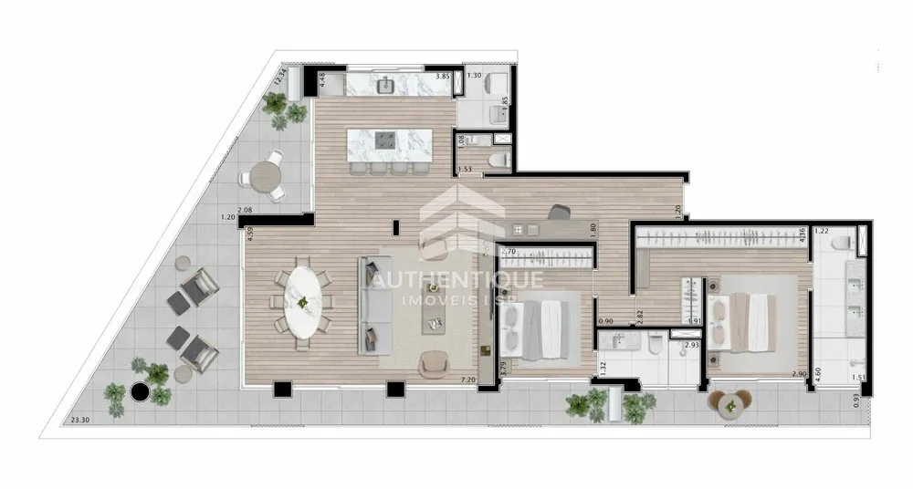 Apartamento, 2 quartos, 172 m² - Foto 23