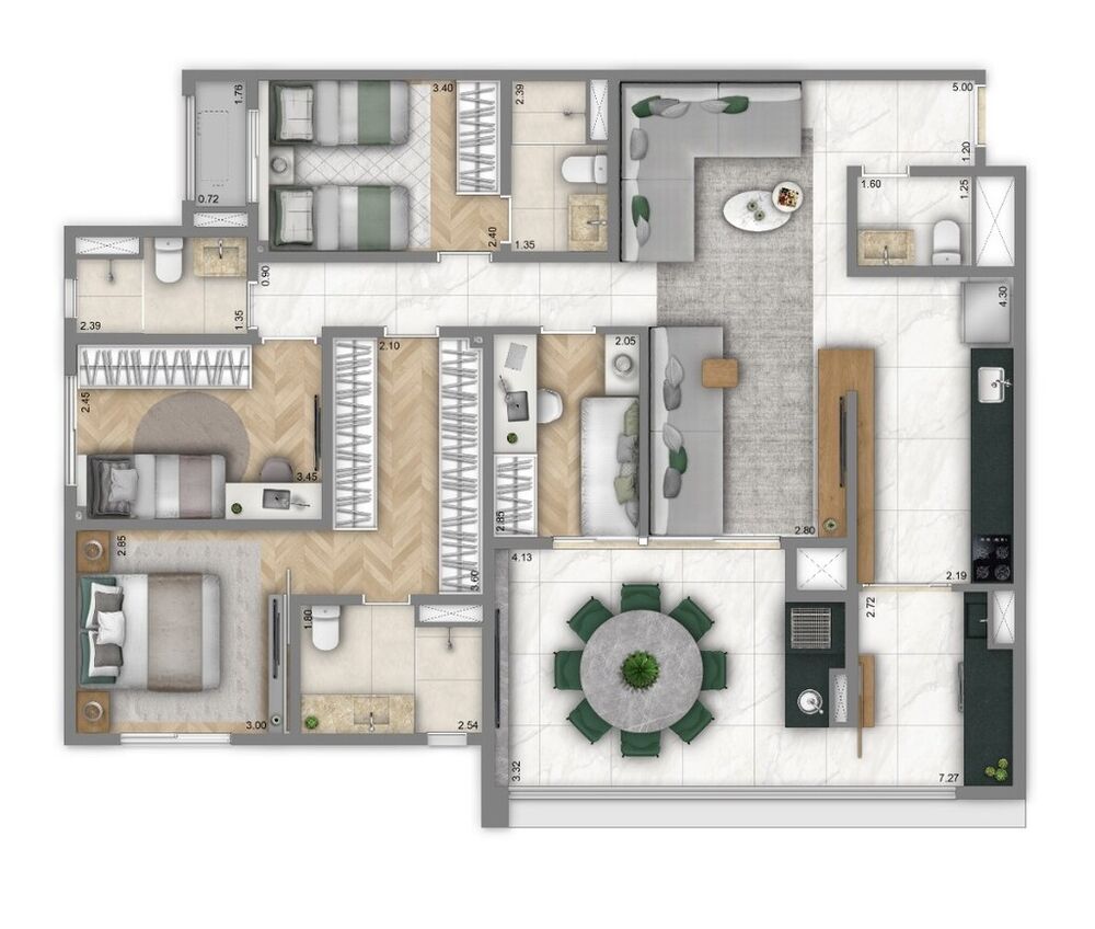 Apartamento, 3 quartos, 82 m² - Foto 4