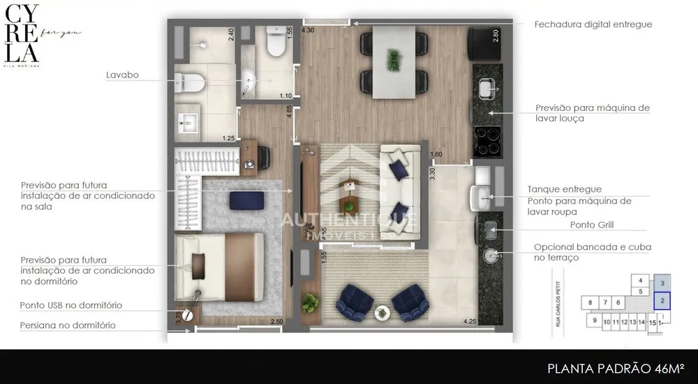 Apartamento, 1 quarto, 25 m² - Foto 11