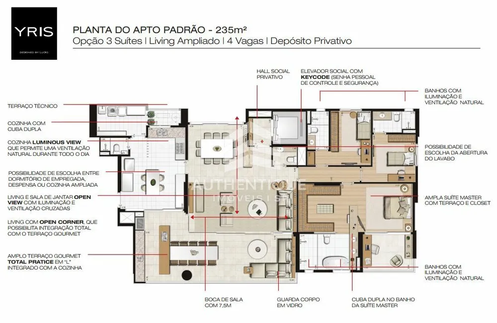 Apartamento, 4 quartos, 235 m² - Foto 16