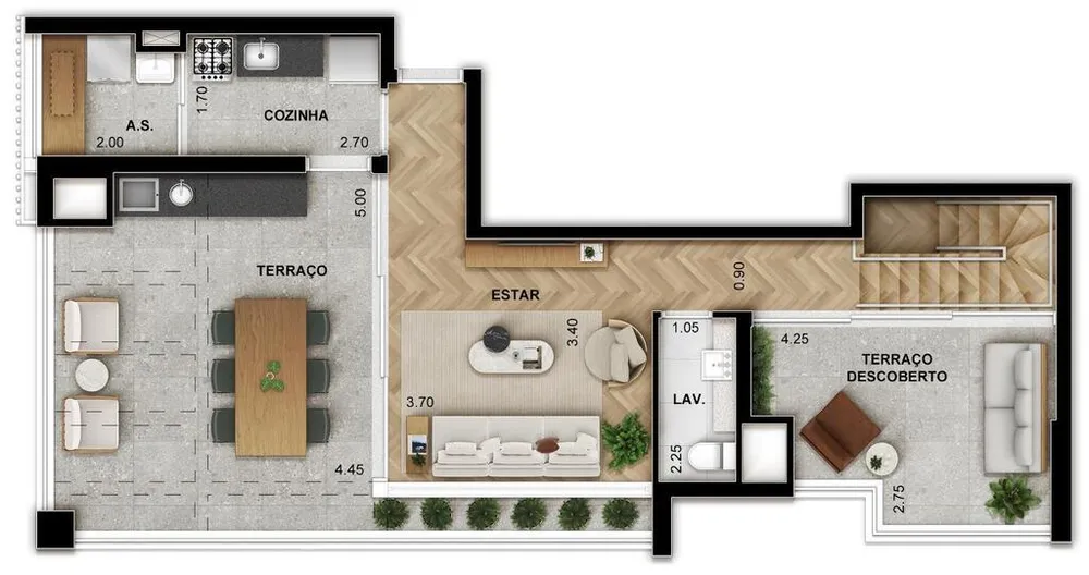 Cobertura, 3 quartos, 160 m² - Foto 10
