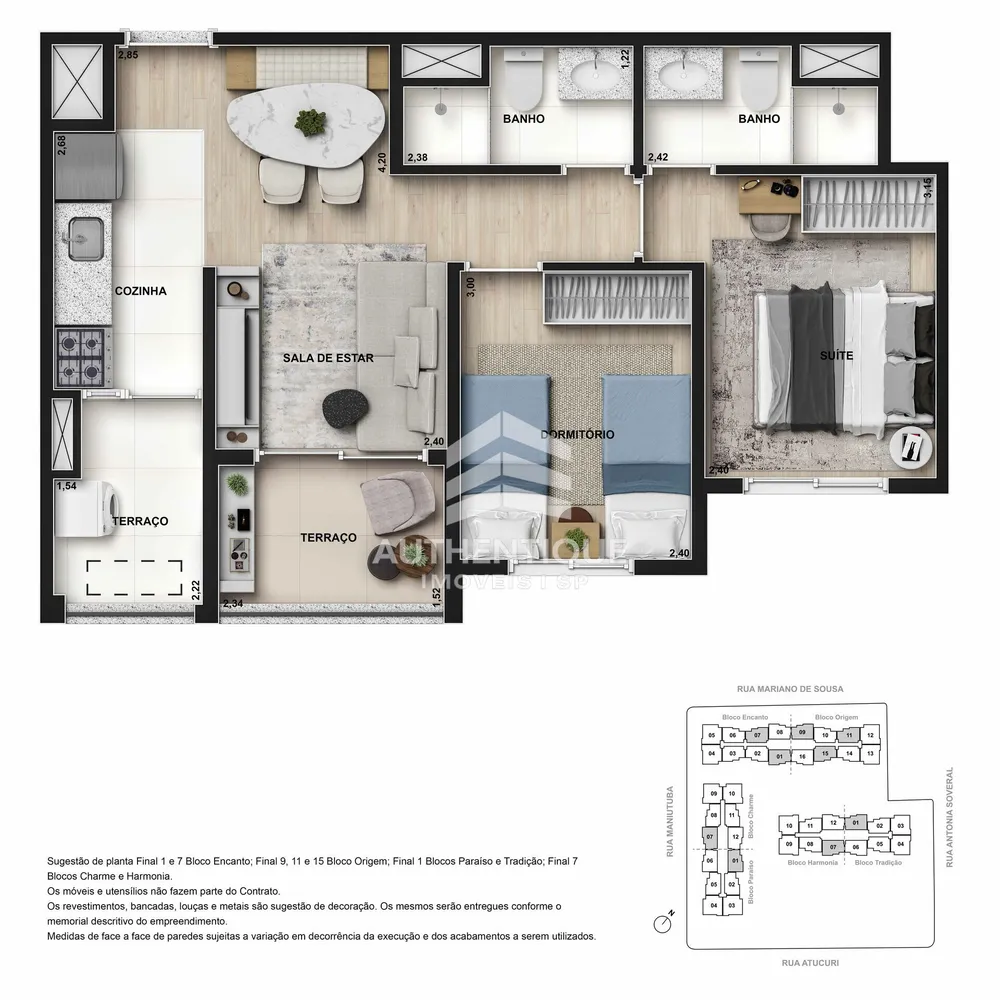Apartamento, 2 quartos, 51 m² - Foto 11