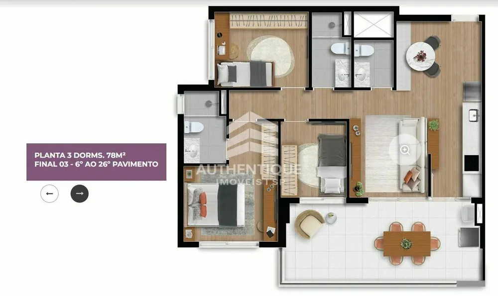 Apartamento, 3 quartos, 73 m² - Foto 19