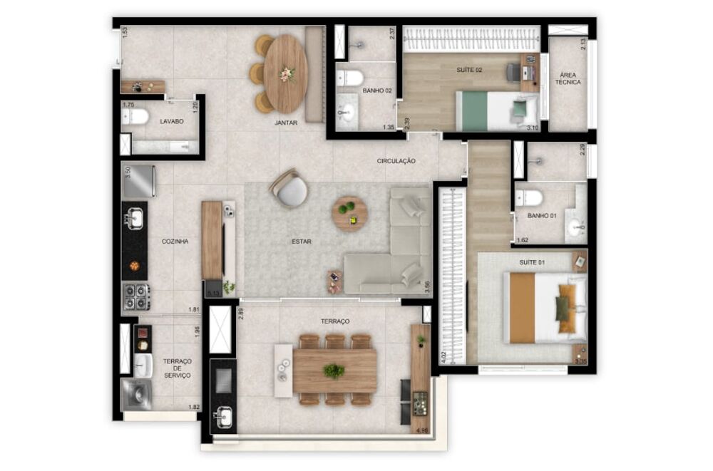 Apartamento, 2 quartos, 69 m² - Foto 41