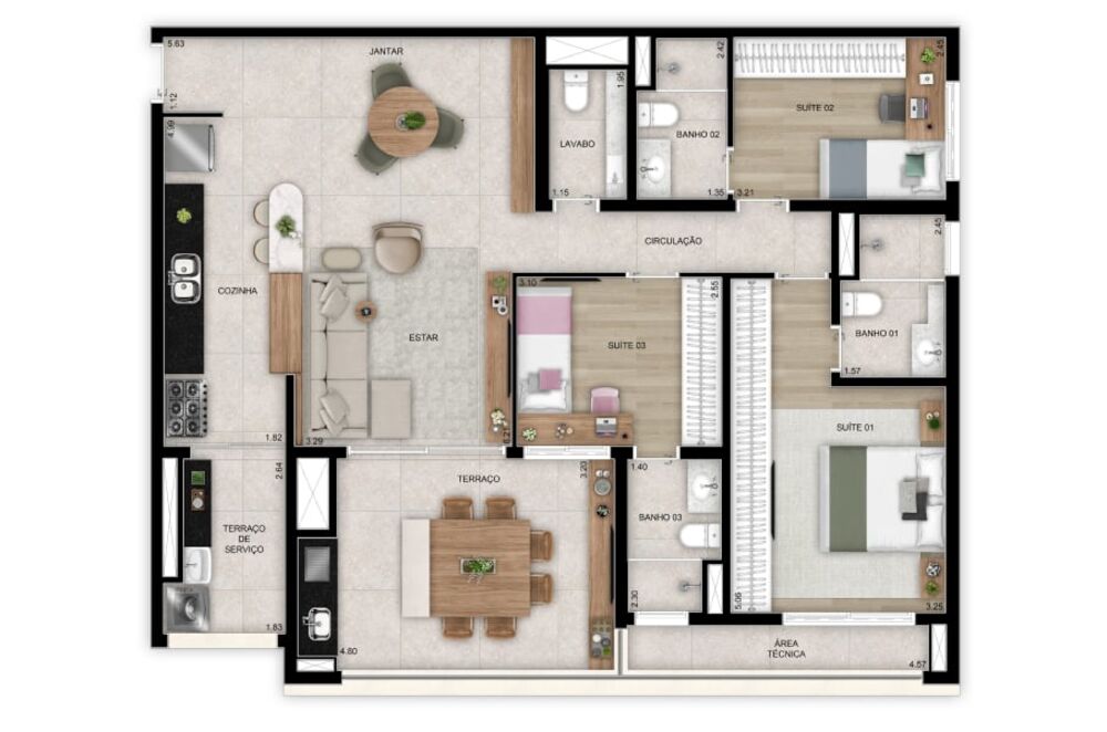 Apartamento, 2 quartos, 69 m² - Foto 29
