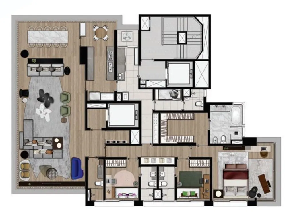 Apartamento, 3 quartos, 231 m² - Foto 12
