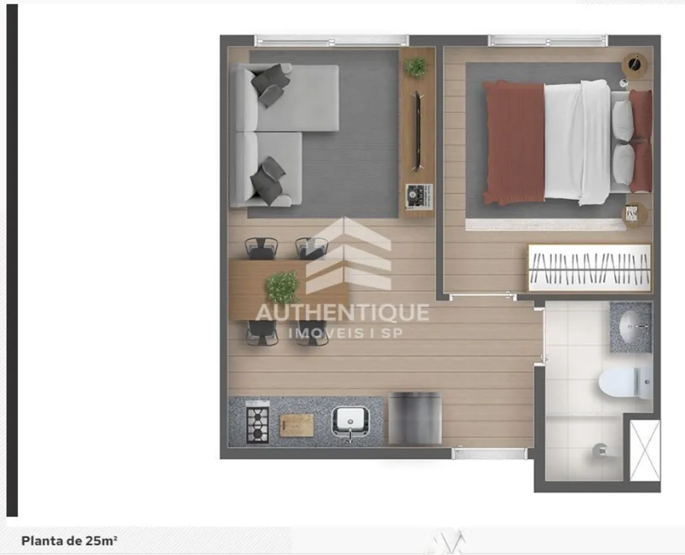 Apartamento, 1 quarto, 26 m² - Foto 11