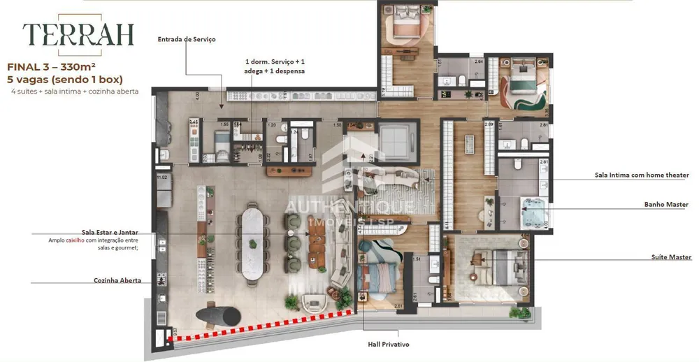 Apartamento, 4 quartos, 640 m² - Foto 17