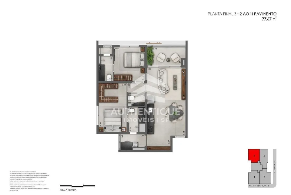 Apartamento, 2 quartos, 90 m² - Foto 50