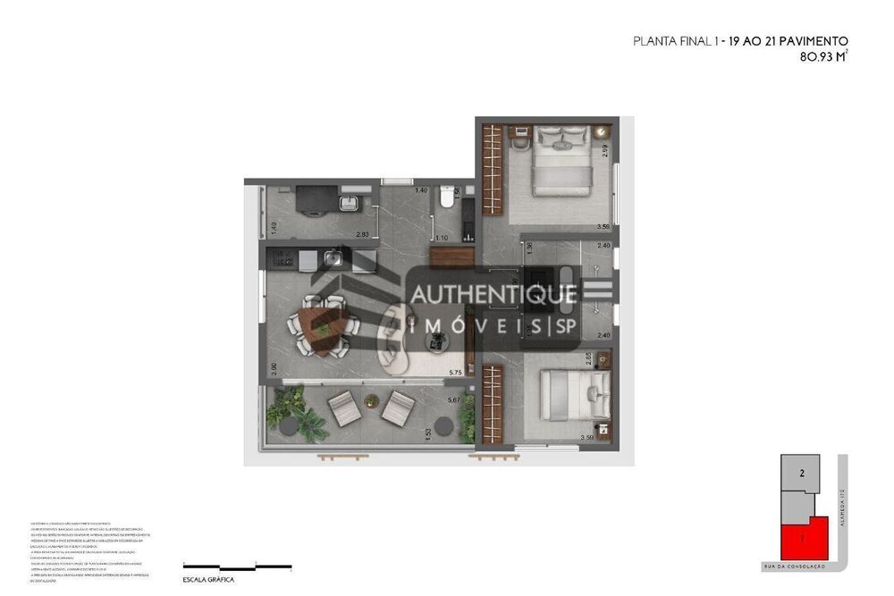 Apartamento, 2 quartos, 90 m² - Foto 17